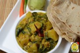 SPINACH KNOL KHOL VEGETABLE CURRY