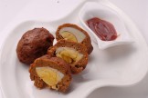 EGG ROLLED STUFFED WITH MINCED MEAT