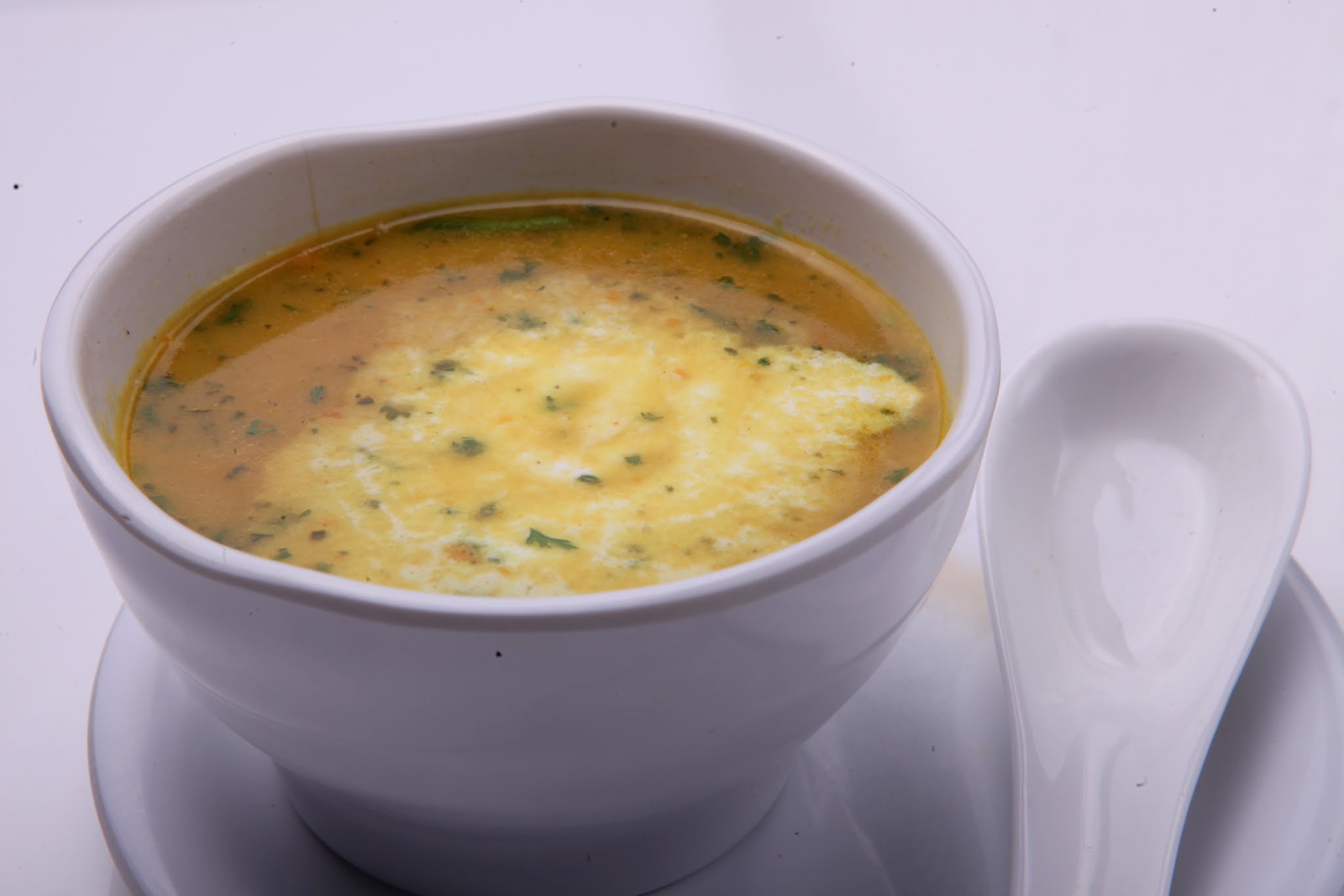 Coconut Soup with Pressed Rice