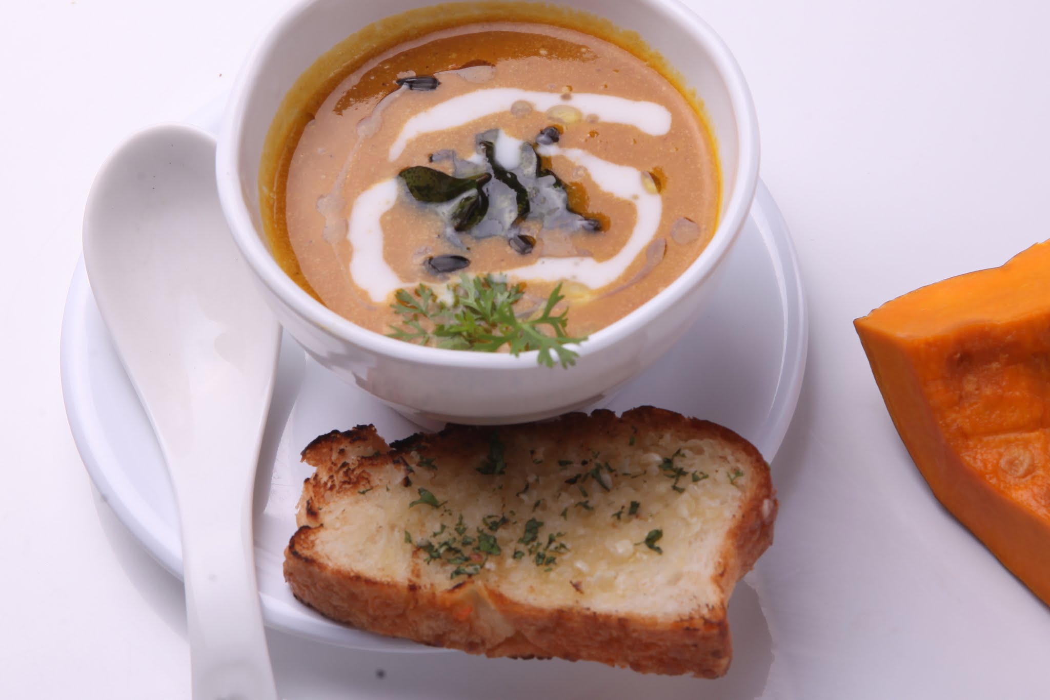 Creamy Pumpkin And Coconut Soup