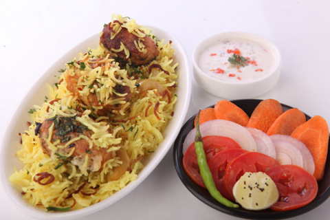 Potato Kofta Biryani