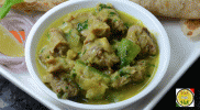 Mutton and ridge gourd curry