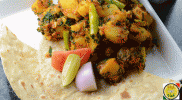 Potato Spinach Curry - Aloo Palak