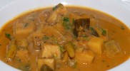 yam cooked with tamarind Pulusu puli