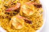 Shrimp  Prawns Biryani - Restaurant Style
