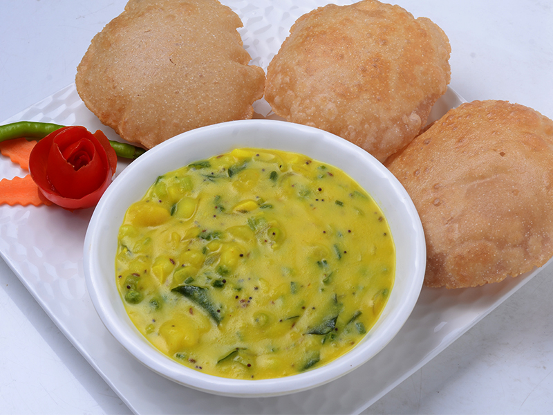 Puri with Potato Curry