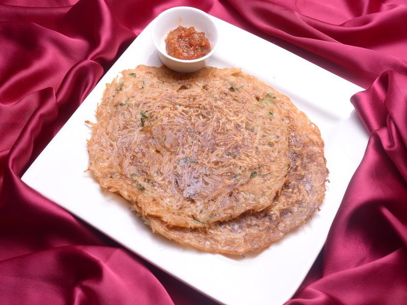 Vermicelli Dosa Ginger Chutney